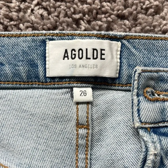 AGOLDE Riley cropped denim - Picture 3 of 5